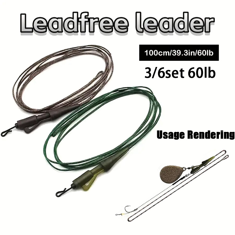 Monofilament Line - 3/6 قطعة CarpCarp خيط صنارة الصيد